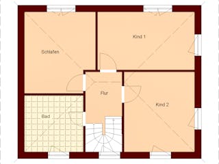Massivhaus Stadthaus 124 von TIMOWA Massivhäuser Schlüsselfertig ab 273900€, Stadtvilla Grundriss 2