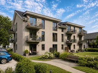 Massivhaus Haus Hoppegarten (11 WE) von ROTH MASSIVHAUS Schlüsselfertig ab 2189000€, Satteldach-Klassiker Außenansicht 1