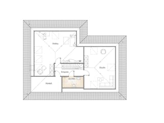 Massivhaus WINKELBUNGALOW 220 von Kähler Massivhaus Schlüsselfertig ab 484620€, Bungalow Grundriss 2