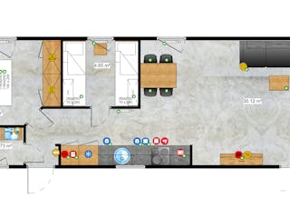 Fertighaus Texel von Easy Homes - Tiny- & Modulhäuser Schlüsselfertig ab 129900€, Bungalow Grundriss 7