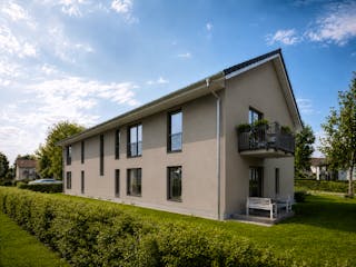 Massivhaus Haus Ahrensfelde (6 WE) von ROTH MASSIVHAUS Schlüsselfertig ab 1207000€, Satteldach-Klassiker Außenansicht 2