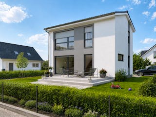 Massivhaus Minimassiv-Haus Fehmarn von ROTH MASSIVHAUS Schlüsselfertig ab 269000€, Satteldach-Klassiker Außenansicht 2
