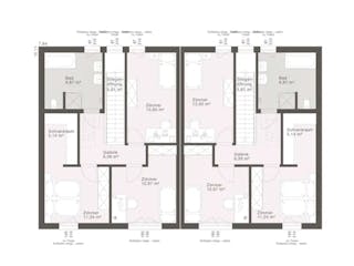Fertighaus ELK Duo 129 von ELK, Stadtvilla Grundriss 2