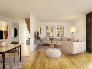 Fertighaus Aktionshaus Hans Weber Edition 3 von WeberHaus Ausbauhaus ab 345000€, Satteldach-Klassiker Innenansicht 2