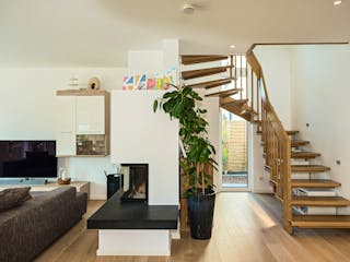 Massivhaus Haus Pultus von ROTH MASSIVHAUS Schlüsselfertig ab 365000€, Pultdachhaus Innenansicht 2