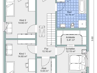 Fertighaus Bestseller Weitblick 150 von BoHolz Haus Schlüsselfertig ab 441265€, Stadtvilla Grundriss 2