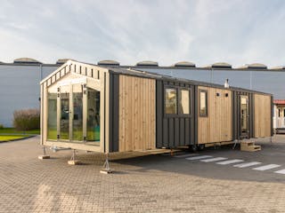 Fertighaus G-Spot von Easy Homes - Tiny- & Modulhäuser Schlüsselfertig ab 130000€, Bungalow Außenansicht 2