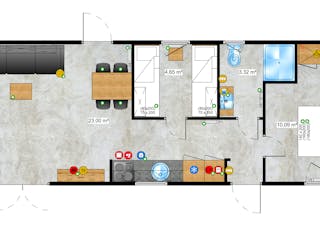 Fertighaus Texel von Easy Homes - Tiny- & Modulhäuser Schlüsselfertig ab 129900€, Bungalow Grundriss 2