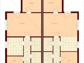 Massivhaus Goorstorf I von TIMOWA Massivhäuser Schlüsselfertig ab 376900€, Bungalow Grundriss 1