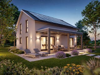 Fertighaus Aktionshaus Hans Weber Edition 3 von WeberHaus Ausbauhaus ab 345000€, Satteldach-Klassiker Innenansicht 1