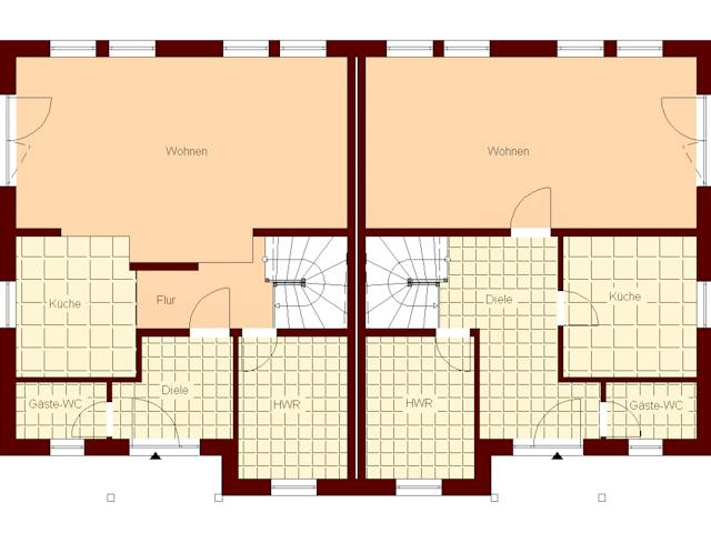 Massivhaus Ribnitz von TIMOWA Massivhäuser Schlüsselfertig ab 486900€, Pultdachhaus Grundriss 1
