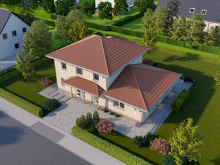 Massivhaus Haul Kiel (2 WE) von ROTH MASSIVHAUS Schlüsselfertig ab 516900€, Stadtvilla Außenansicht 2