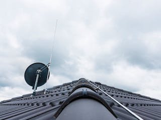 Blitzableiteranlage auf Dach