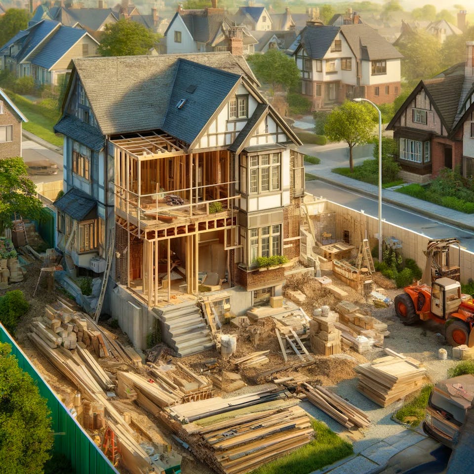 Hauserweiterung Anbau