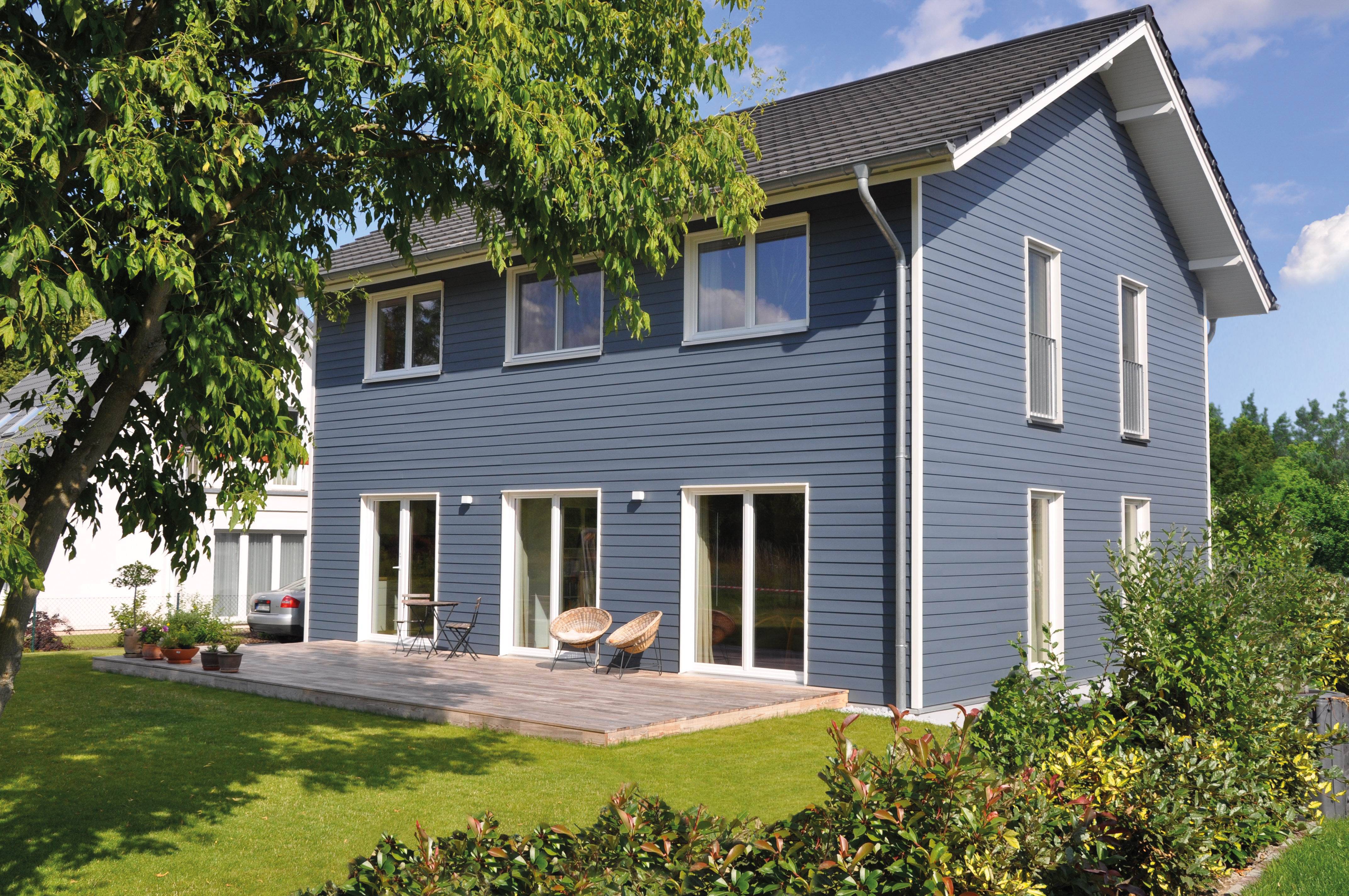 Blockhaus Marstrand von Fjorborg Häuser Ausbauhaus ab 227696€, Blockhaus Außenansicht 1