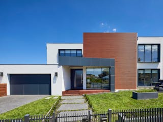 Haus mit Flachdach