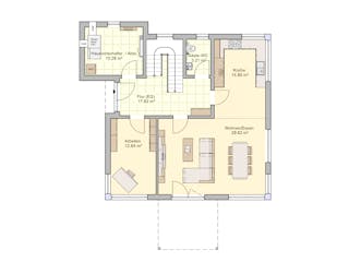 Fertighaus Köln von Fingerhut Haus Schlüsselfertig ab 572613€, Stadtvilla Grundriss 1