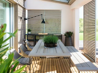 Fertighaus NaturDesign - Musterhaus Köln von Bau-Fritz Schlüsselfertig ab 1230000€, Satteldach-Klassiker Innenansicht 1