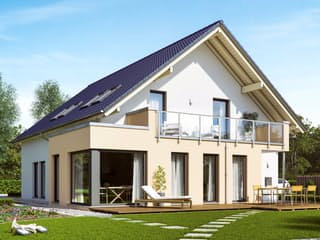 Fertighaus SOLUTION 230 V2 von Living Fertighaus Schlüsselfertig ab 540527€, Satteldach-Klassiker Außenansicht 1 Fertighaus SOLUTION 230 V2 von Living Fertighaus Schlüsselfertig ab 540527€, Satteldach-Klassiker Außenansicht 1