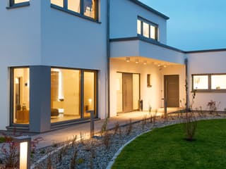 Fertighaus Vitalis von Büdenbender Hausbau, Satteldach-Klassiker Außenansicht 2