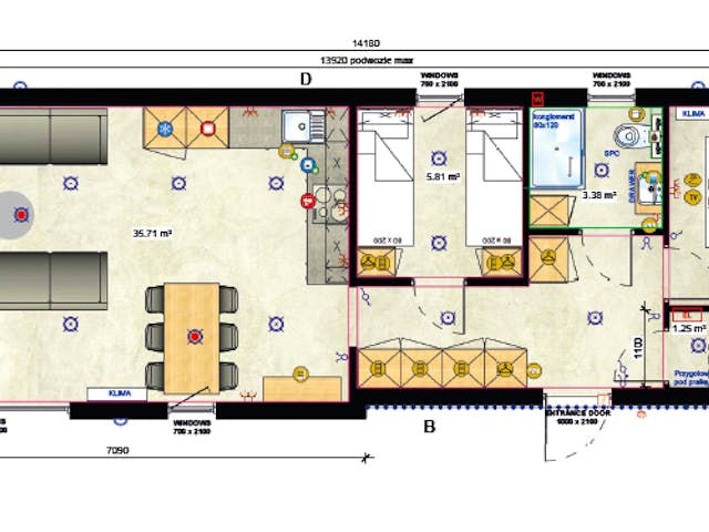 Fertighaus Amalia von Easy Homes - Tiny- & Modulhäuser Schlüsselfertig ab 160000€, Bungalow Grundriss 1