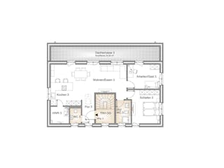 Massivhaus STADTVILLA 220 mit 3 Wohneinheiten von Kähler Massivhaus Schlüsselfertig ab 585670€, Stadtvilla Grundriss 2