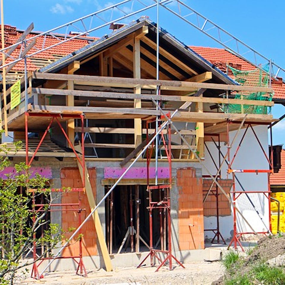 Haus im Skelettbau Umbau Nebenkosten beim Hausbau