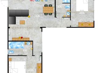 Fertighaus Mallorca von Easy Homes - Tiny- & Modulhäuser Schlüsselfertig ab 189000€, Bungalow Grundriss 1