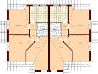 Massivhaus Sildemow von TIMOWA Massivhäuser Schlüsselfertig ab 528900€, Satteldach-Klassiker Grundriss 2