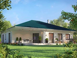Massivhaus Aestas von AUREA Massivhaus, Bungalow Außenansicht 2