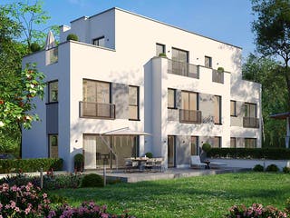 Massivhaus Ala von AUREA Massivhaus, Cubushaus Außenansicht 1