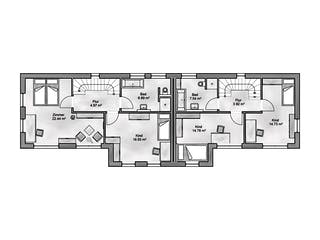 Massivhaus Ala von AUREA Massivhaus, Cubushaus Grundriss 2