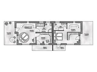 Massivhaus Ala von AUREA Massivhaus, Cubushaus Grundriss 3