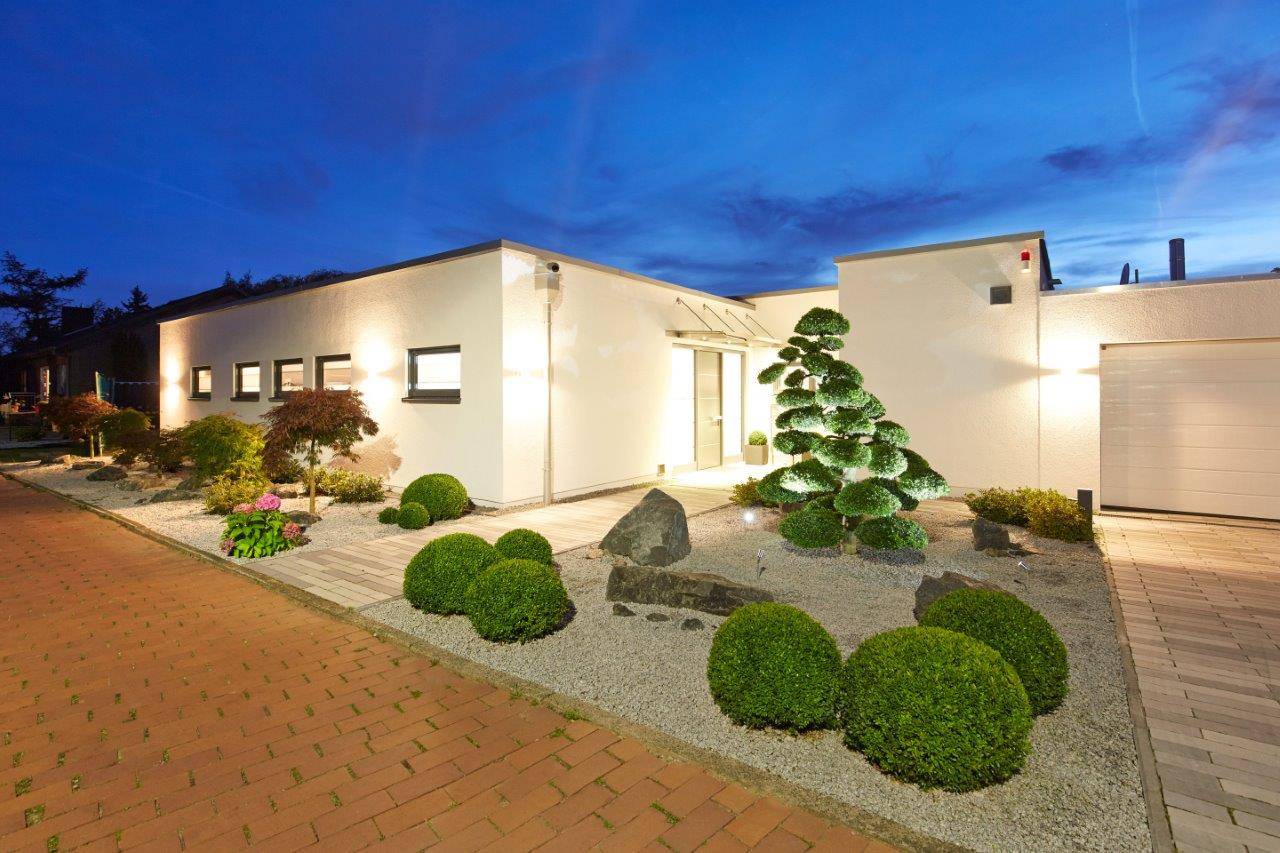 Fertighaus Algarve 182 von GUSSEK HAUS Schlüsselfertig ab 606200€, Bungalow Außenansicht 1