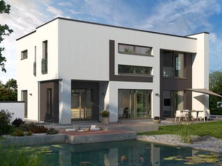 Fertighaus Cult 4 von allkauf haus, Cubushaus Außenansicht 1