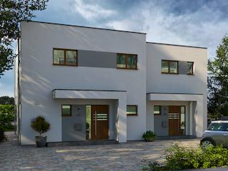 Fertighaus Generation 6 von allkauf haus, Cubushaus Außenansicht 2