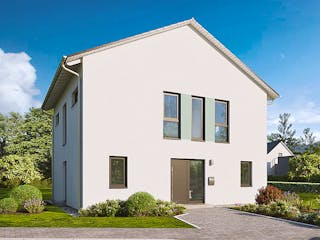 Fertighaus Home 14 von allkauf haus, Satteldach-Klassiker Außenansicht 5