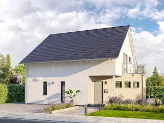 Fertighaus Home 15 von allkauf haus, Satteldach-Klassiker Außenansicht 2