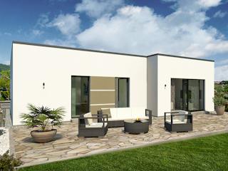 Fertighaus Lifetime 4 - FD von allkauf haus, Bungalow Außenansicht 1