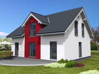 Fertighaus Ambiente 151 von Suckfüll Energiesparhaus Schlüsselfertig ab 403538€, Satteldach-Klassiker Außenansicht 1