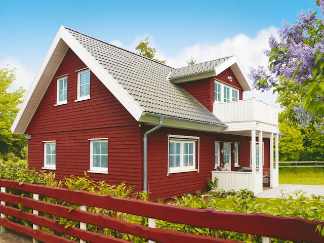 Fertighaus Amrum L von Danhaus Deutschland, Satteldach-Klassiker Außenansicht 1 Fertighaus Amrum L von Danhaus Deutschland, Satteldach-Klassiker Außenansicht 1