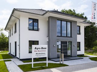 Massivhaus Babelsberg von Aye-Bau Schlüsselfertig ab 536400€, Stadtvilla Außenansicht 5