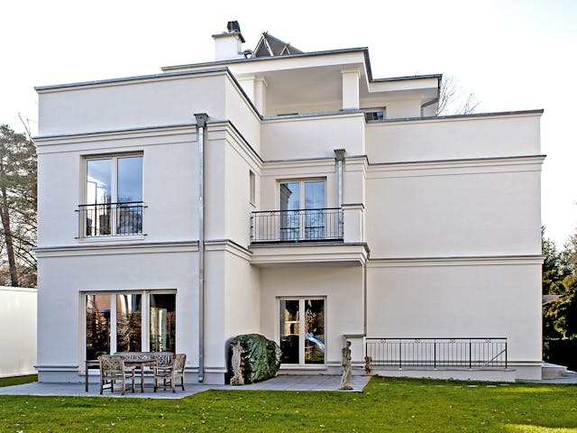 Massivhaus Schlachtensee von Aye-Bau Schlüsselfertig ab 871800€, Stadtvilla Außenansicht 1 Massivhaus Schlachtensee von Aye-Bau Schlüsselfertig ab 871800€, Stadtvilla Außenansicht 1