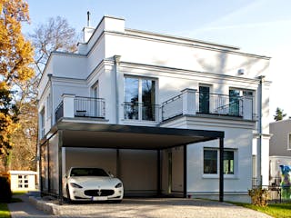 Massivhaus Schlachtensee von Aye-Bau Schlüsselfertig ab 871800€, Stadtvilla Außenansicht 3