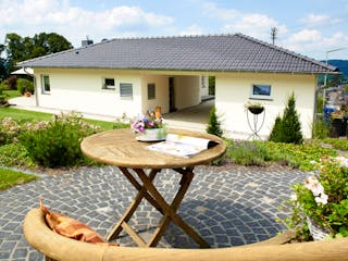 Fertighaus Cilia von Fingerhut Haus Schlüsselfertig ab 474890€, Bungalow Außenansicht 2