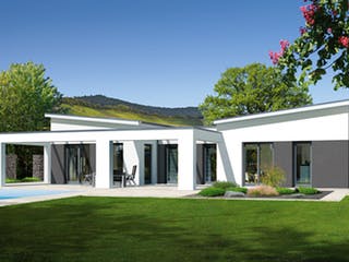 Fertighaus Karibio von Fingerhut Haus Schlüsselfertig ab 565326€, Bungalow Außenansicht 1