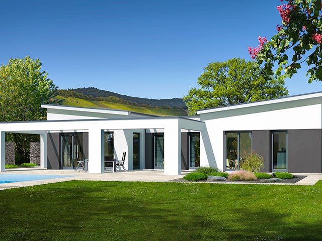 Fertighaus Karibio von Fingerhut Haus Schlüsselfertig ab 565326€, Bungalow Außenansicht 1