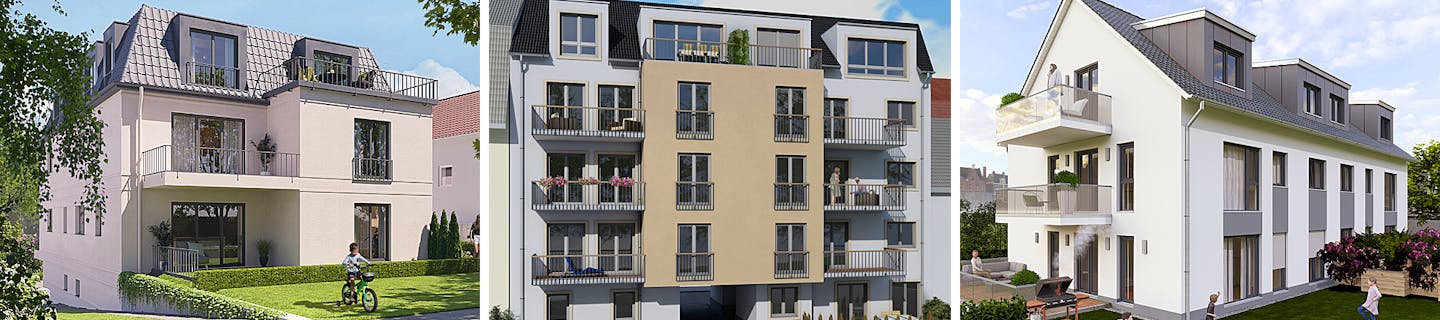 Massivhaus-Baupartner ISAR-Haus Mehrfamilienhäuser