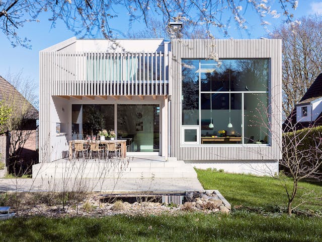 Fertighaus Marmstorf von Bardowicks.Haus und Holzbau Ausbauhaus ab 340000€, Cubushaus Außenansicht 1 Fertighaus Marmstorf von Bardowicks.Haus und Holzbau Ausbauhaus ab 340000€, Cubushaus Außenansicht 1