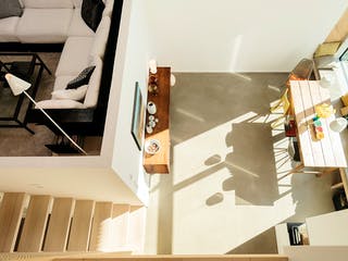 Fertighaus Marmstorf von Bardowicks.Haus und Holzbau Ausbauhaus ab 340000€, Cubushaus Innenansicht 5